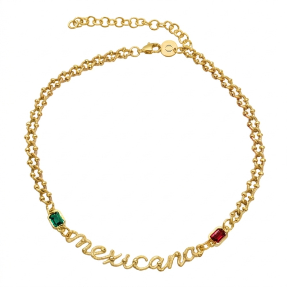MEXICANA FLAG CHOKER