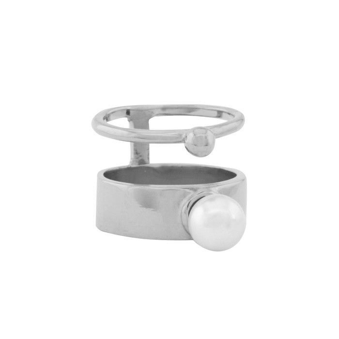 Encore Midi Ring Rhodium