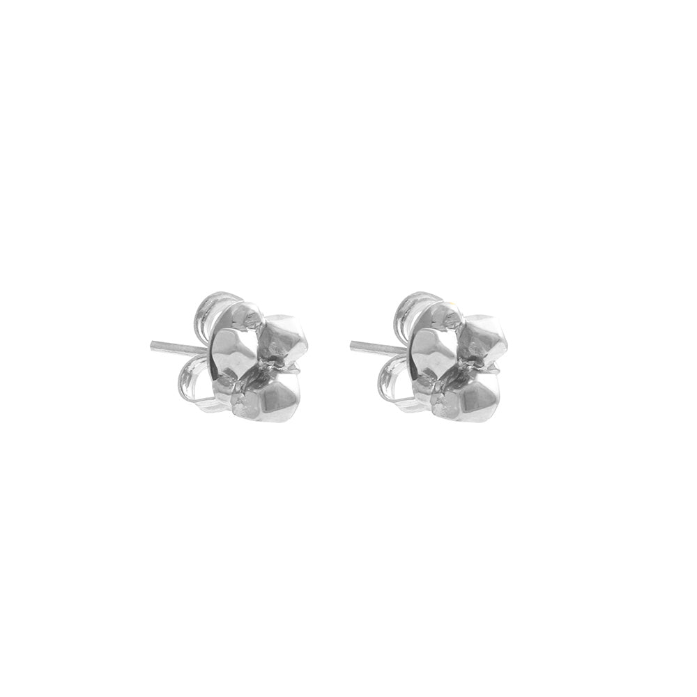 Piedra studs Rhodium