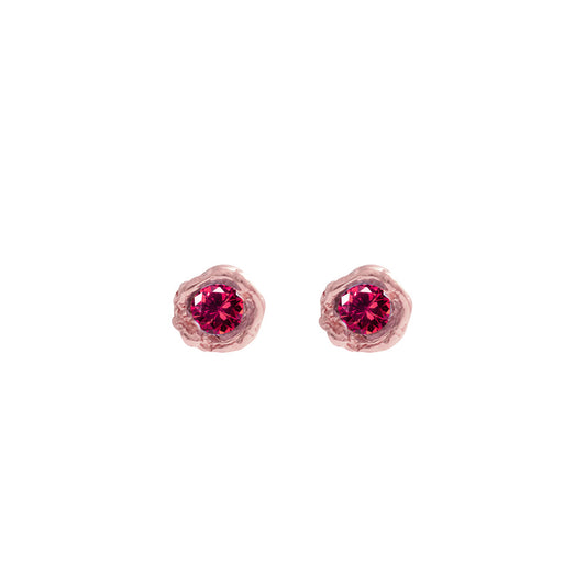 Tosca studs Rubi Rosegold