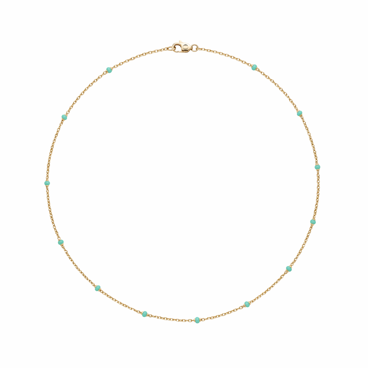 Enamel 14K Chain