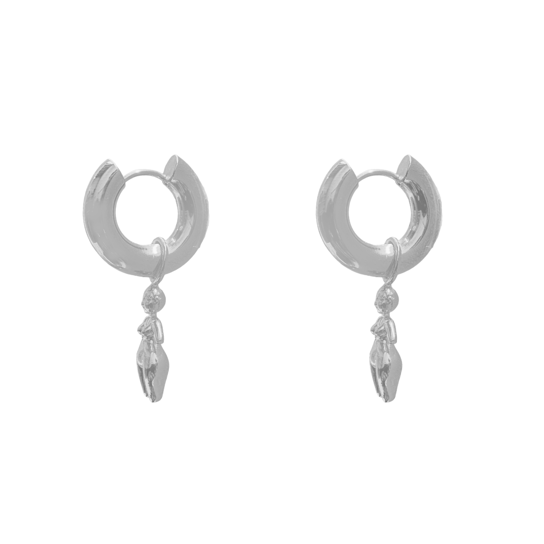 Venus Huggies Rhodium