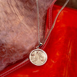 Adele Coin Necklace Rosegold