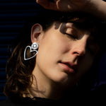 Jackpot Earrings Rhodium