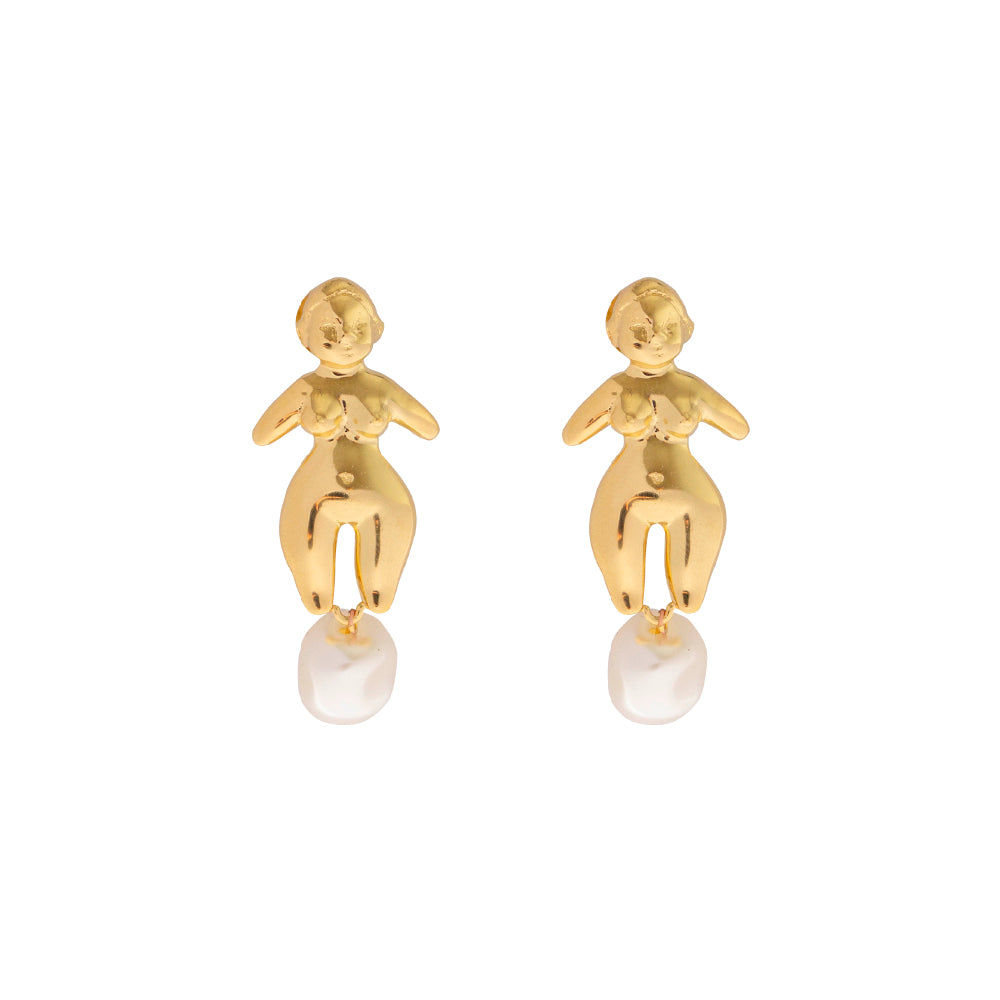 Venus pearl earrings