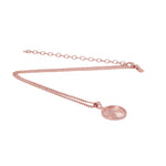 Adele Coin Necklace Rosegold
