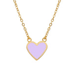 Heart Necklace Malva