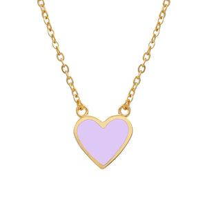 Heart Necklace Malva