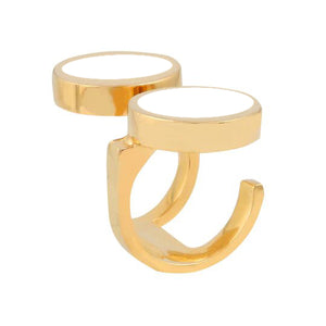 Énfasis Dos Puntos Ring White