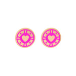 Casino Studs Hot Pink