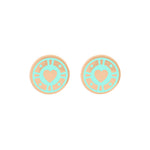 Casino Studs Turquoise